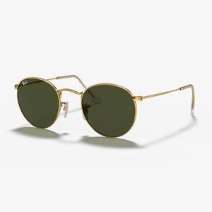 Ray-Ban Round Metal in Green Classic